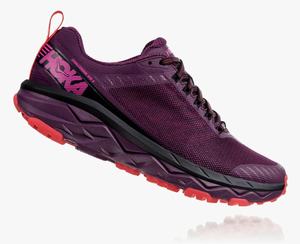 Hoka One One Women's Challenger ATR 5 Trail Shoes Purple/Red Canada Store [IHNXL-2341]